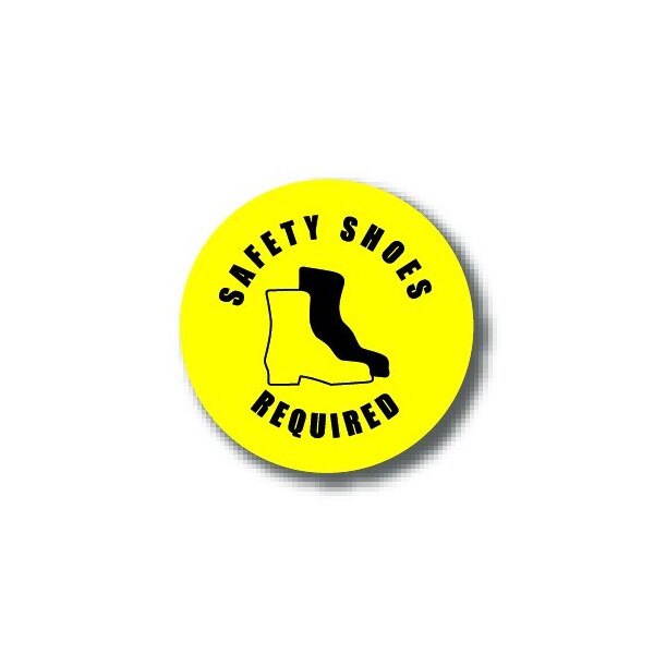 Ergomat 16in CIRCLE SIGNS - Safety Shoes Required DSV-SIGN 256 #0545 -UEN - main